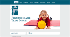 Desktop Screenshot of physio-burget.ch