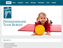 Tablet Screenshot of physio-burget.ch